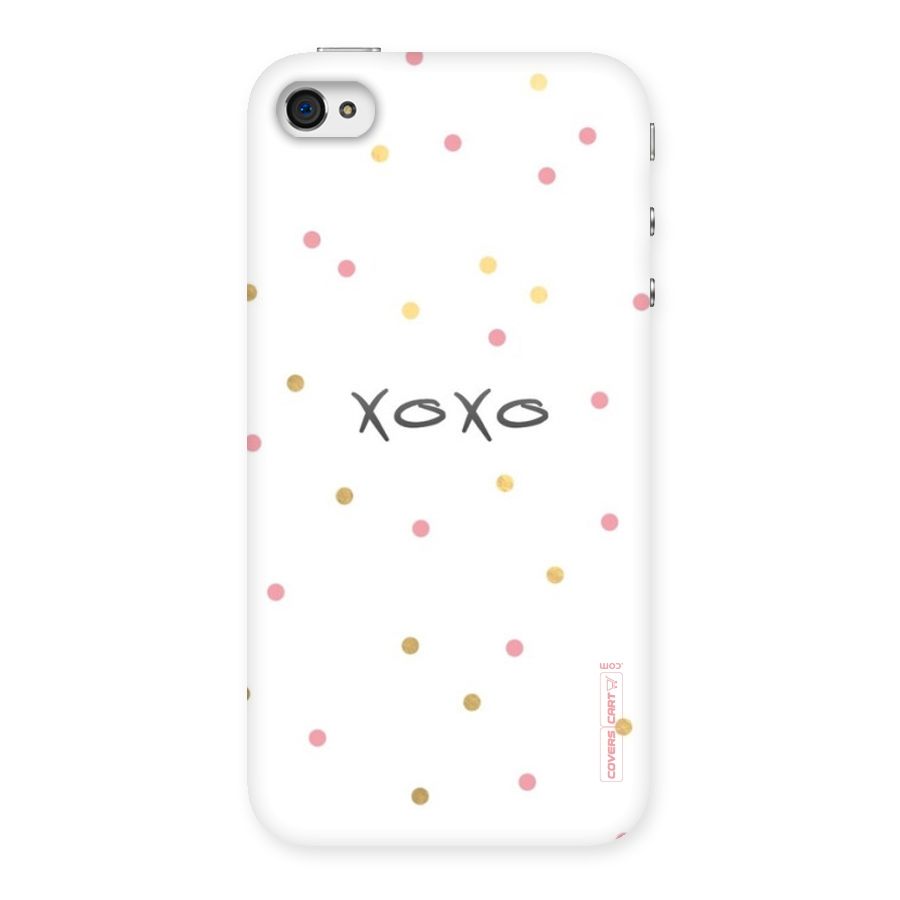 Polka Hugs Back Case for iPhone 4 4s