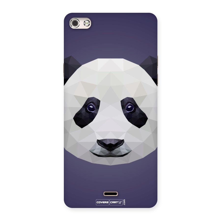 Polygon Panda Back Case for Micromax Canvas Silver 5