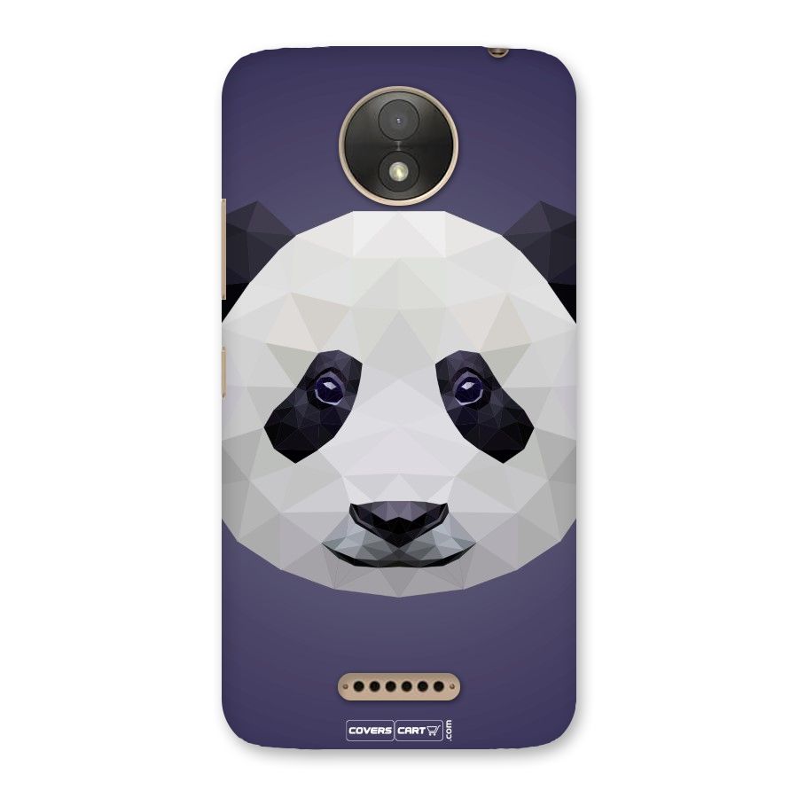Polygon Panda Back Case for Moto C Plus