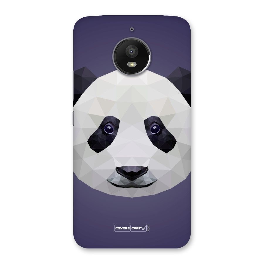 Polygon Panda Back Case for Moto E4 Plus