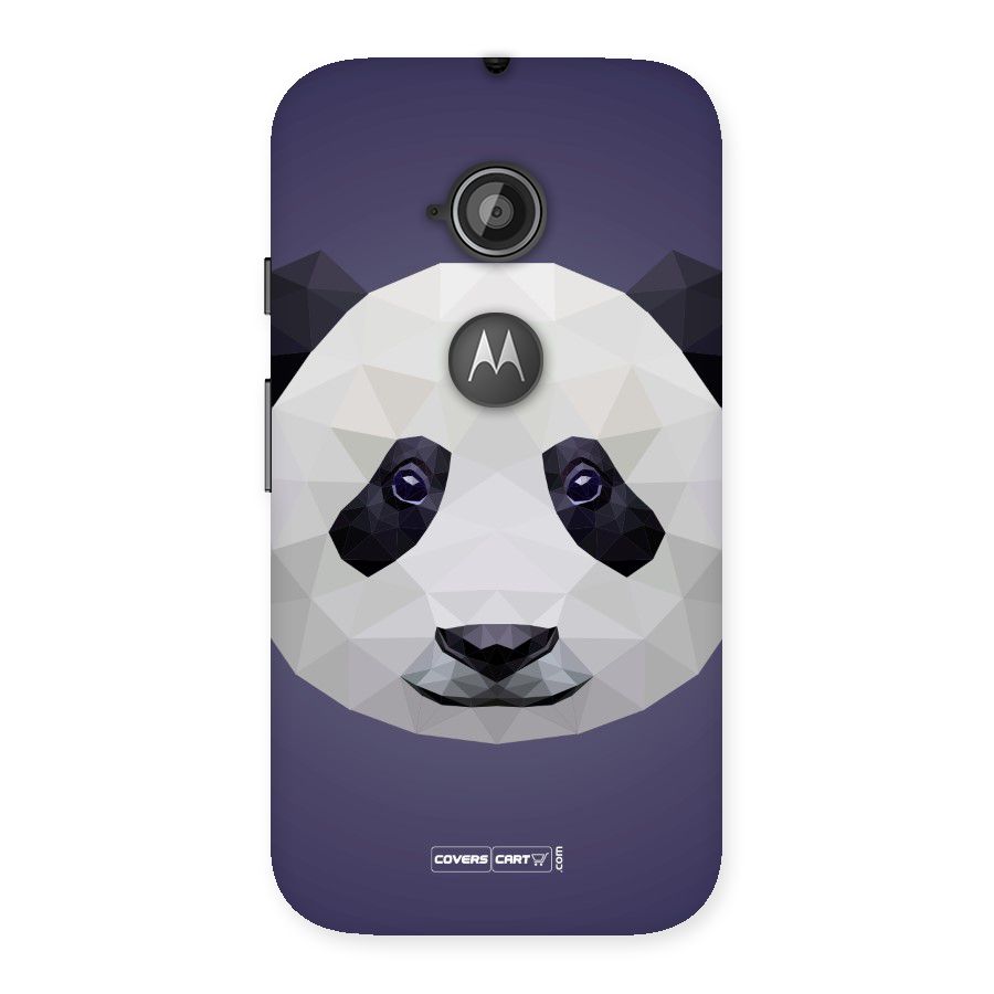 Polygon Panda Back Case for Moto E 2nd Gen