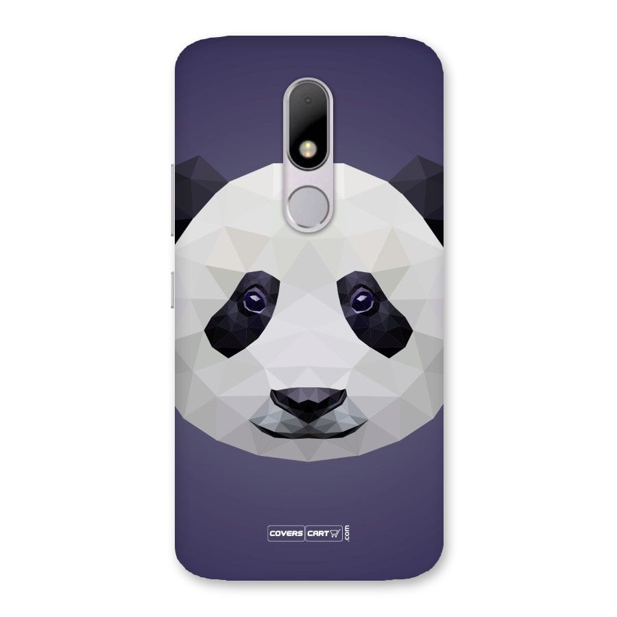 Polygon Panda Back Case for Moto M
