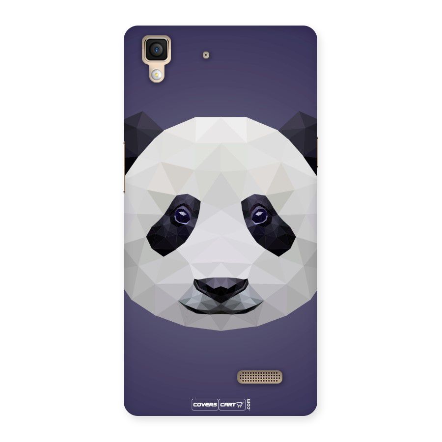 Polygon Panda Back Case for Oppo R7