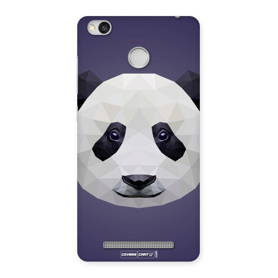 Polygon Panda Back Case for Redmi 3S Prime