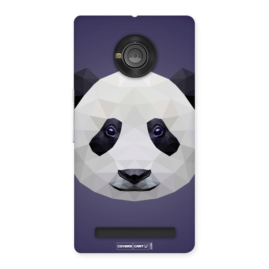 Polygon Panda Back Case for Yu Yunique