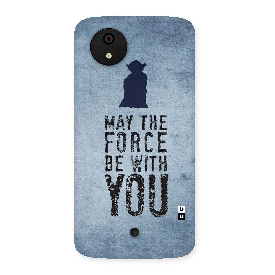 Power With You Back Case for Micromax Canvas A1