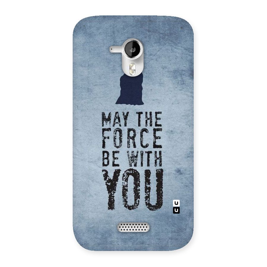 Power With You Back Case for Micromax Canvas HD A116