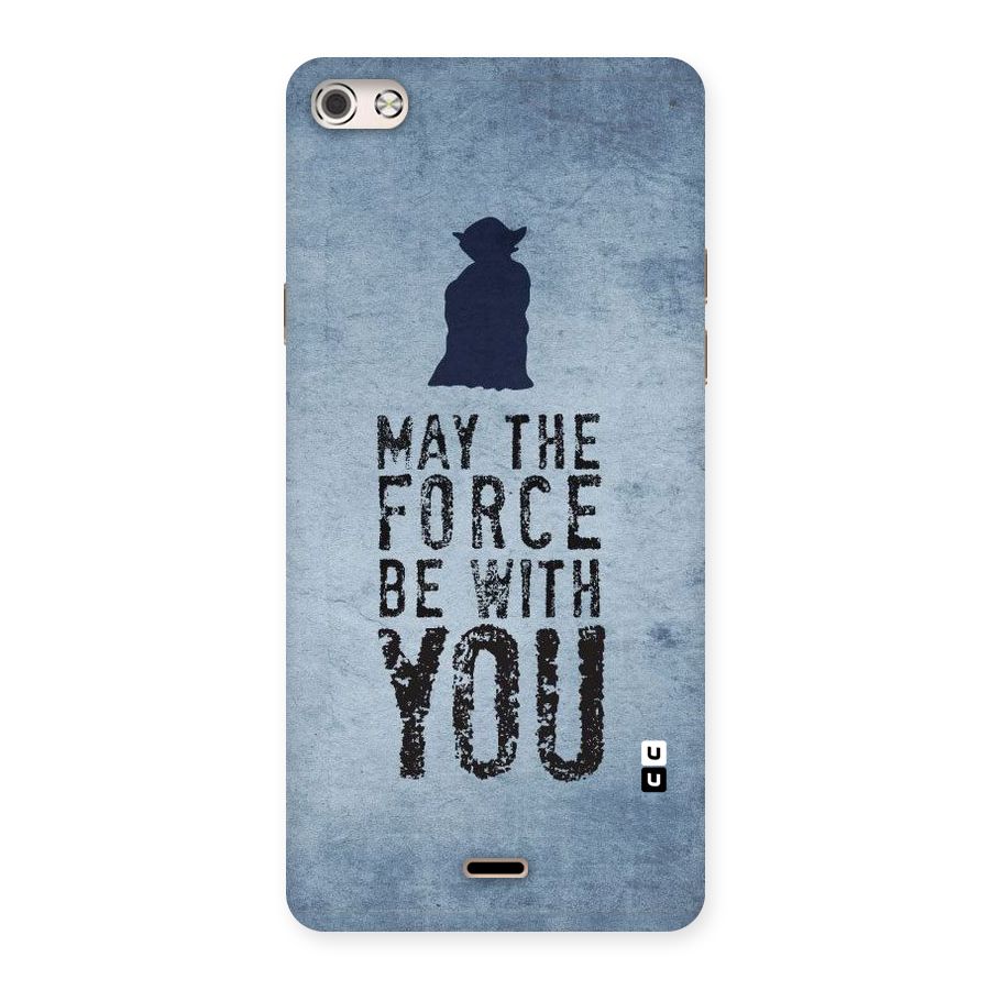 Power With You Back Case for Micromax Canvas Silver 5