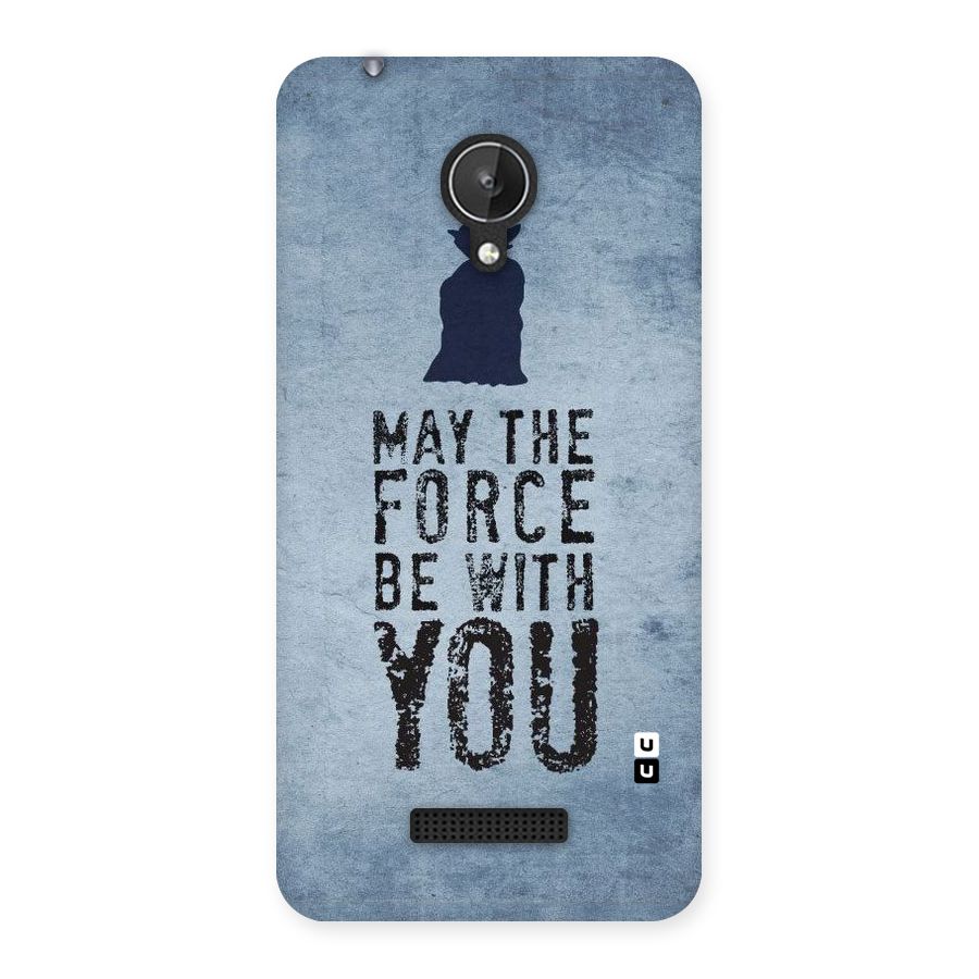 Power With You Back Case for Micromax Canvas Spark Q380