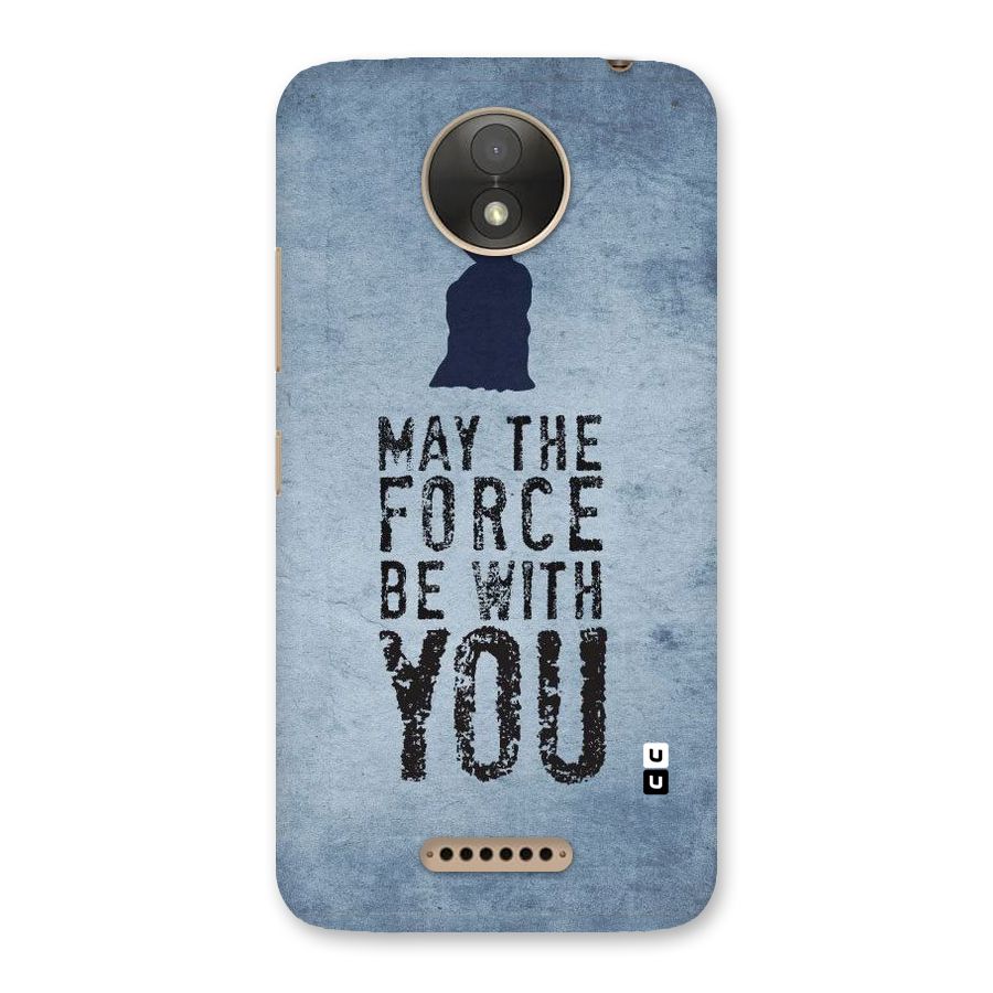 Power With You Back Case for Moto C Plus