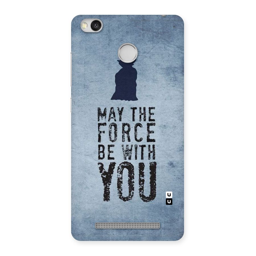 Power With You Back Case for Redmi 3S Prime