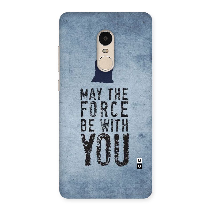 Power With You Back Case for Xiaomi Redmi Note 4