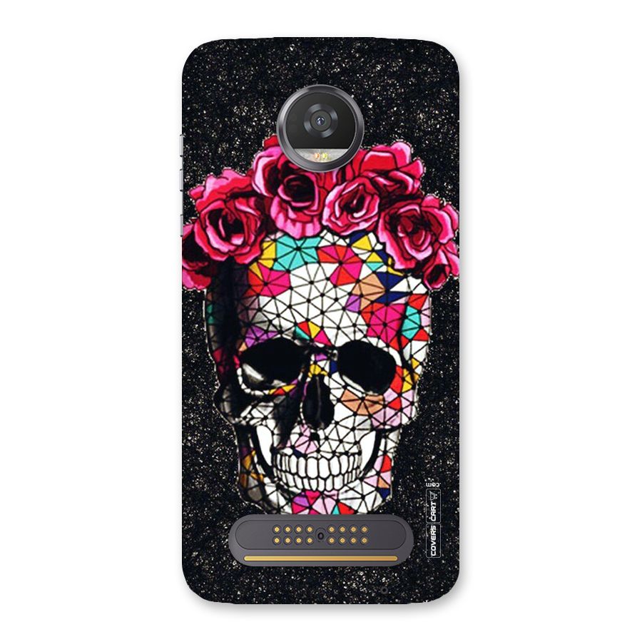Pretty Dead Face Back Case for Moto Z2 Play