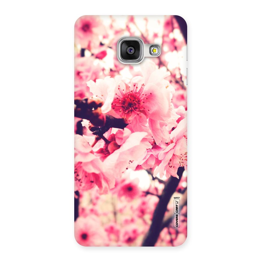Pretty Pink Flowers Back Case for Galaxy A3 2016