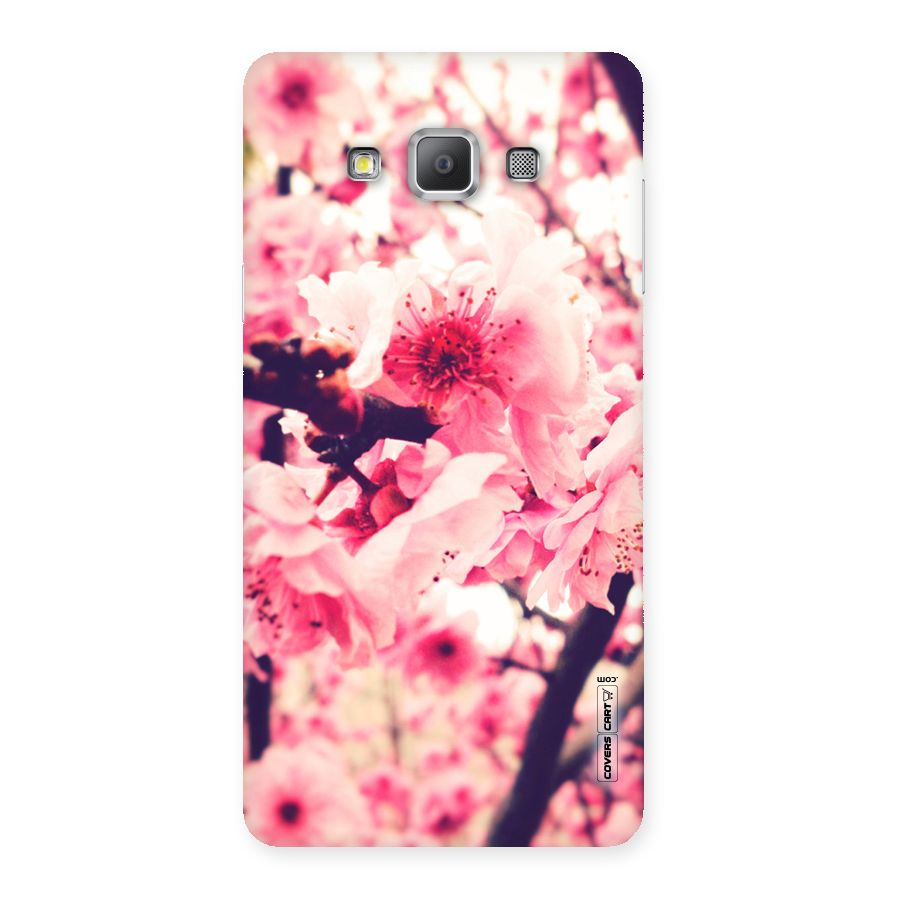 Pretty Pink Flowers Back Case for Galaxy A7