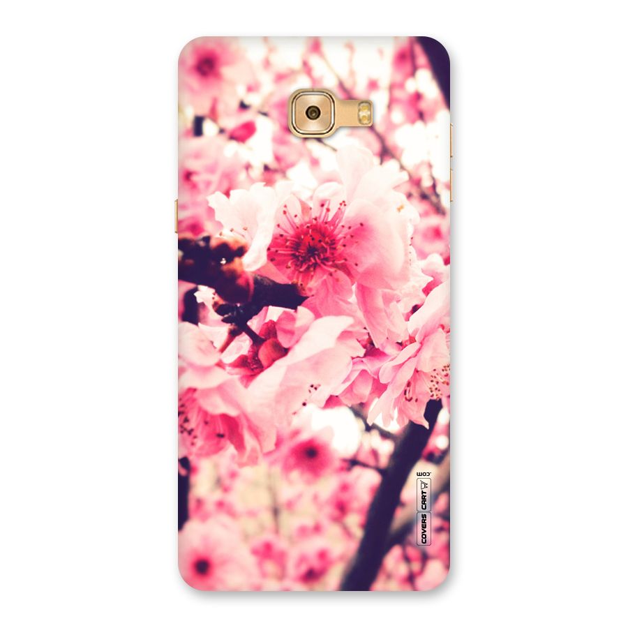 Pretty Pink Flowers Back Case for Galaxy C9 Pro