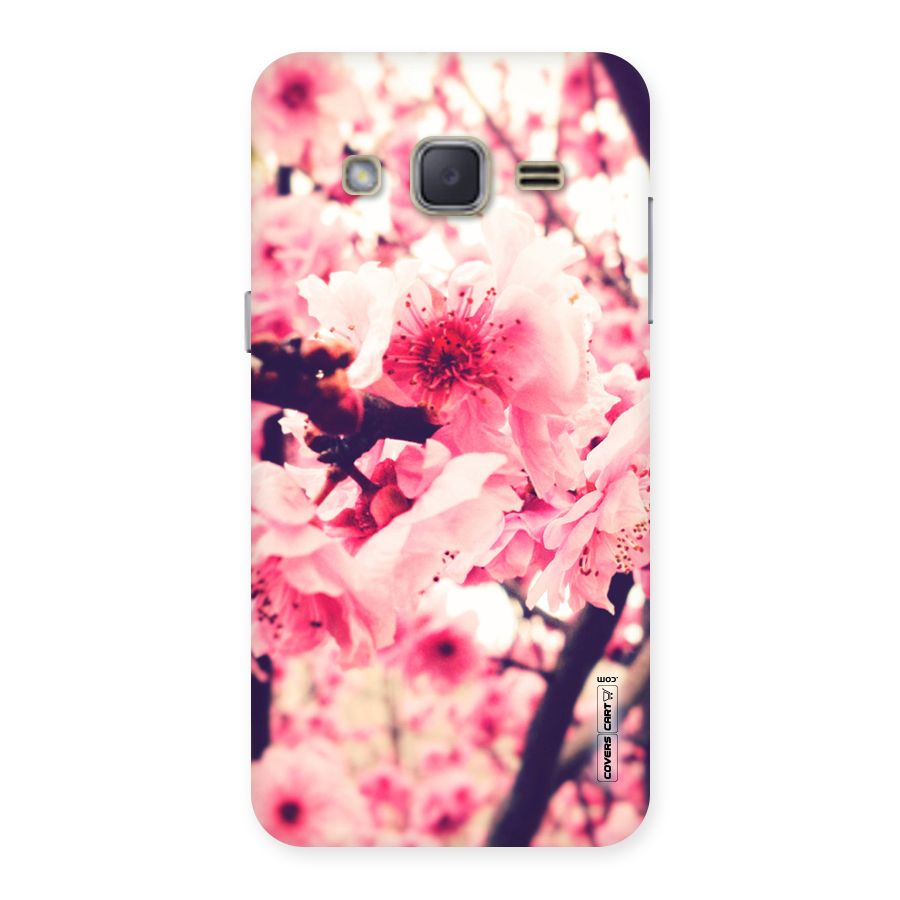 Pretty Pink Flowers Back Case for Galaxy J2