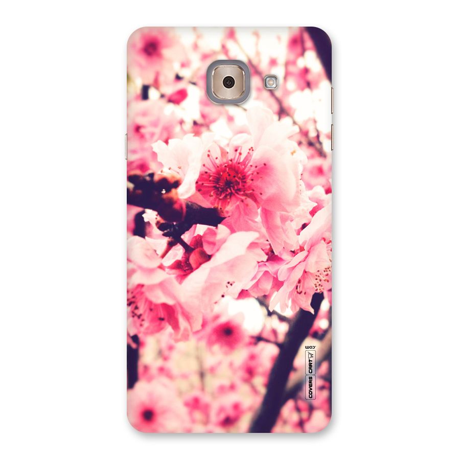 Pretty Pink Flowers Back Case for Galaxy J7 Max