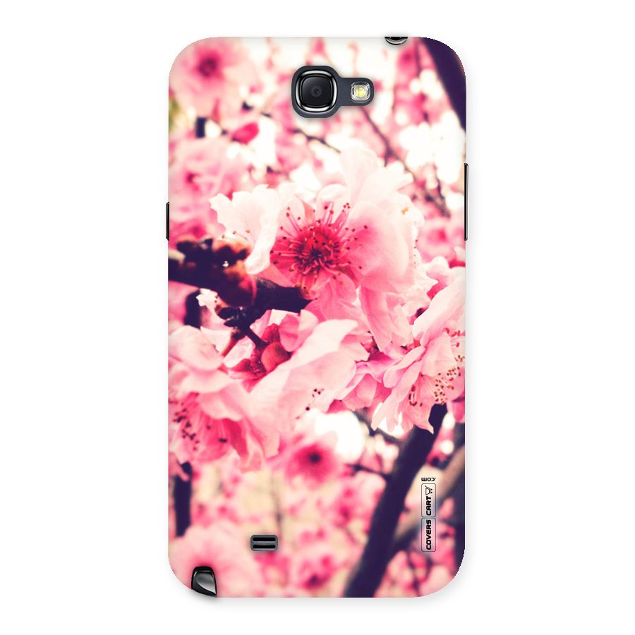 Pretty Pink Flowers Back Case for Galaxy Note 2