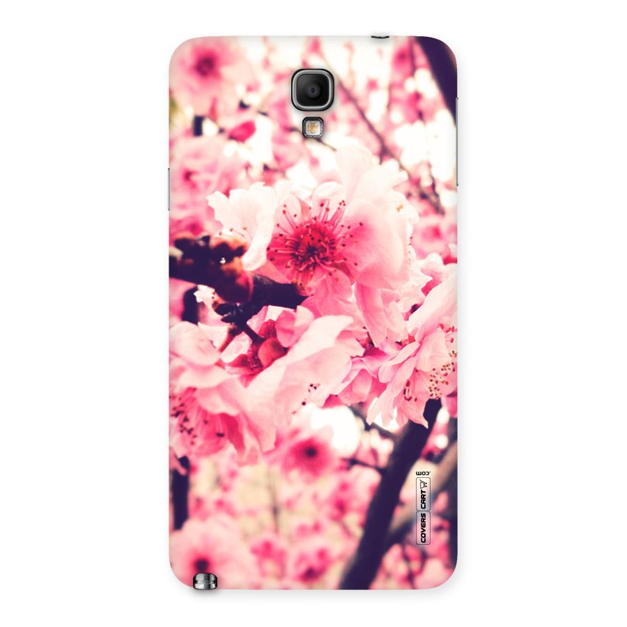 Pretty Pink Flowers Back Case for Galaxy Note 3 Neo