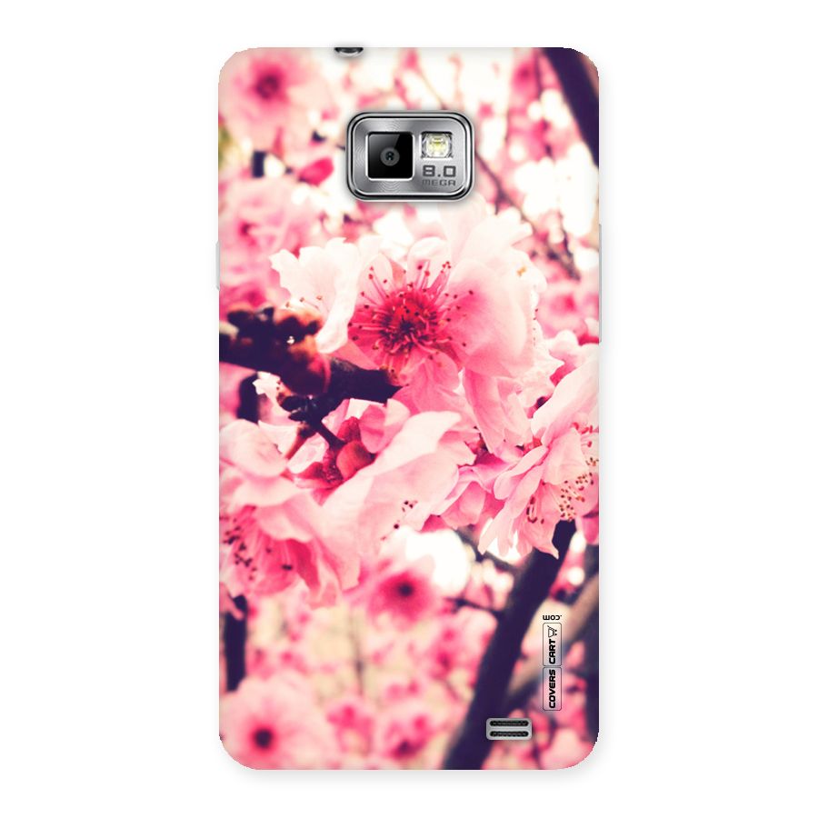 Pretty Pink Flowers Back Case for Galaxy S2