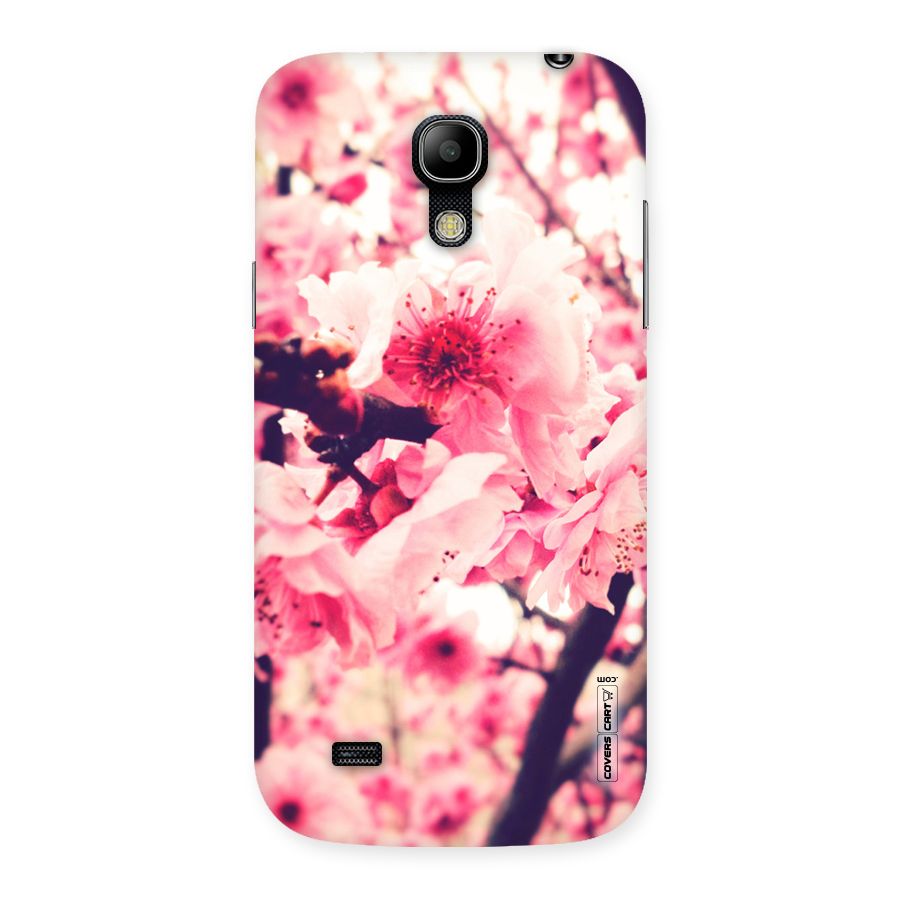 Pretty Pink Flowers Back Case for Galaxy S4 Mini