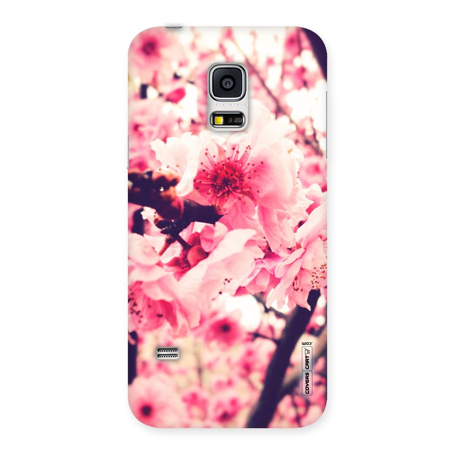 Pretty Pink Flowers Back Case for Galaxy S5 Mini