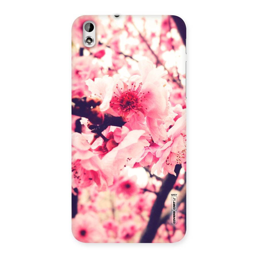 Pretty Pink Flowers Back Case for HTC Desire 816g