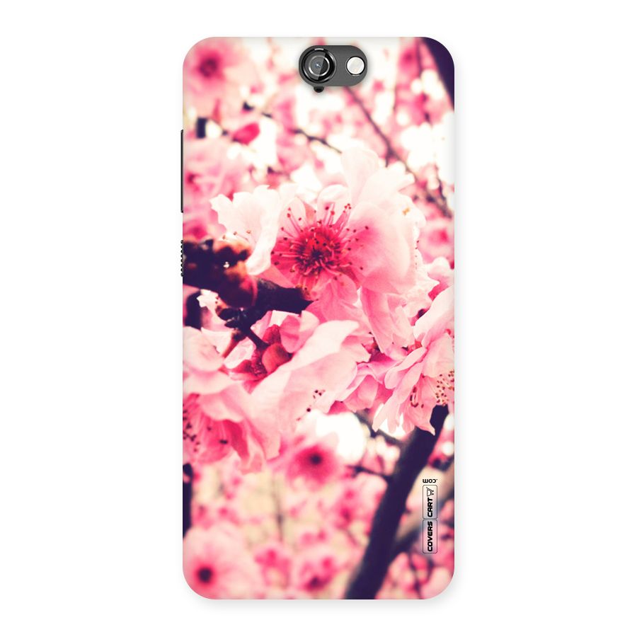 Pretty Pink Flowers Back Case for HTC One A9
