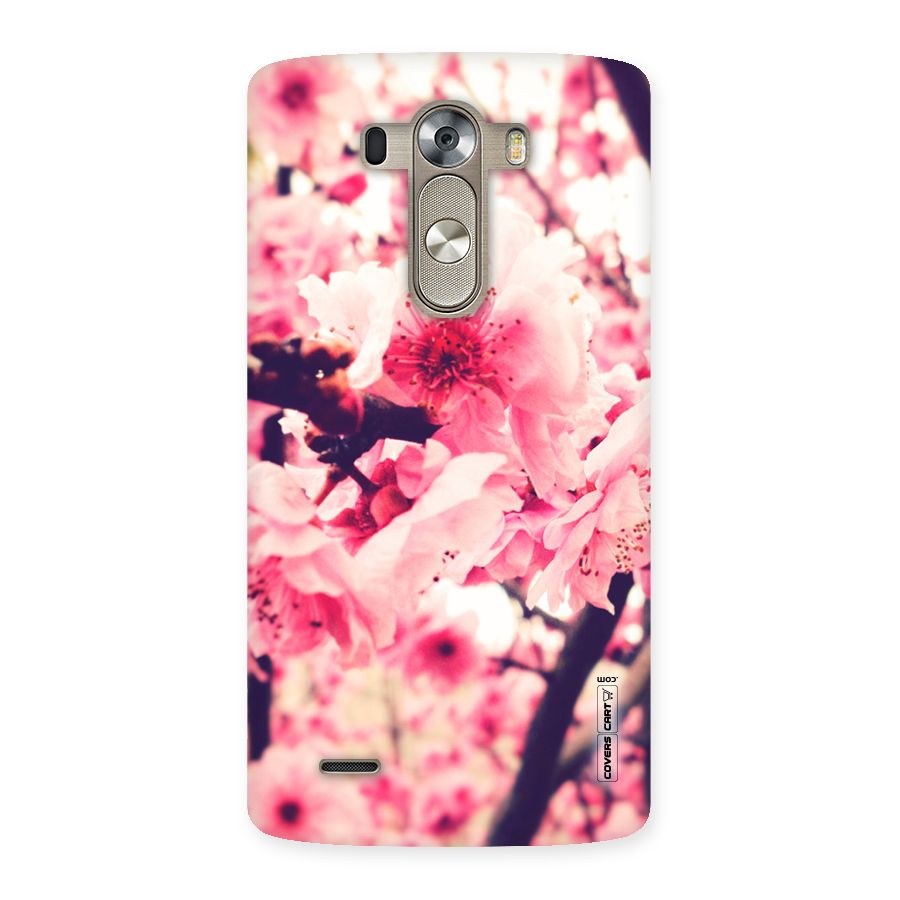 Pretty Pink Flowers Back Case for LG G3