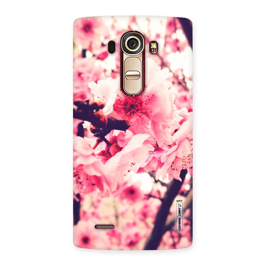 Pretty Pink Flowers Back Case for LG G4