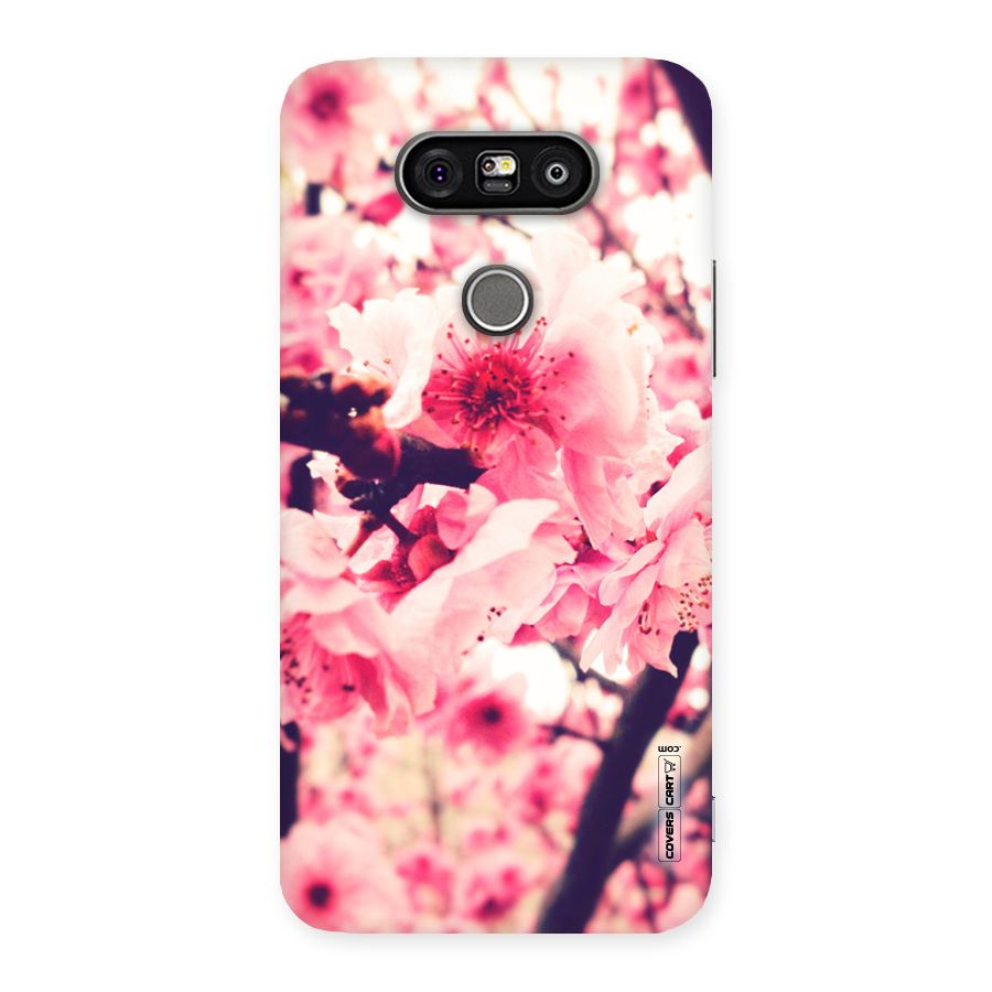 Pretty Pink Flowers Back Case for LG G5