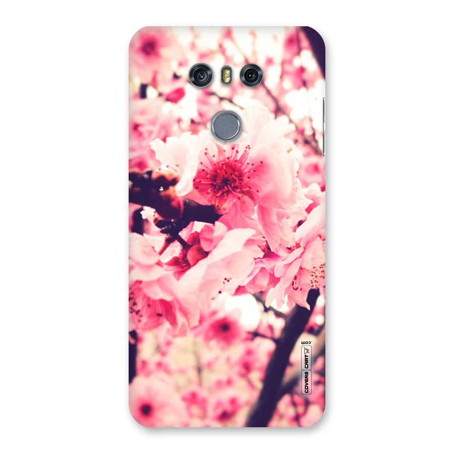 Pretty Pink Flowers Back Case for LG G6
