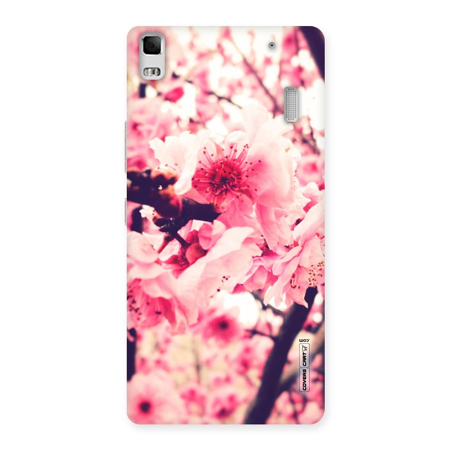 Pretty Pink Flowers Back Case for Lenovo K3 Note