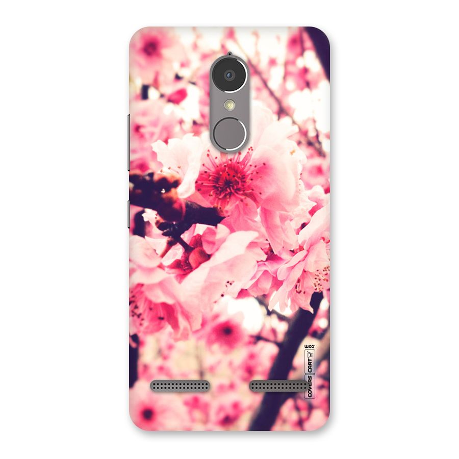 Pretty Pink Flowers Back Case for Lenovo K6