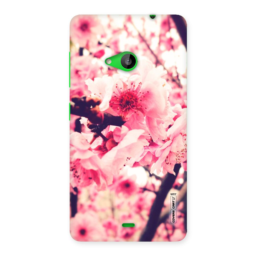 Pretty Pink Flowers Back Case for Lumia 535