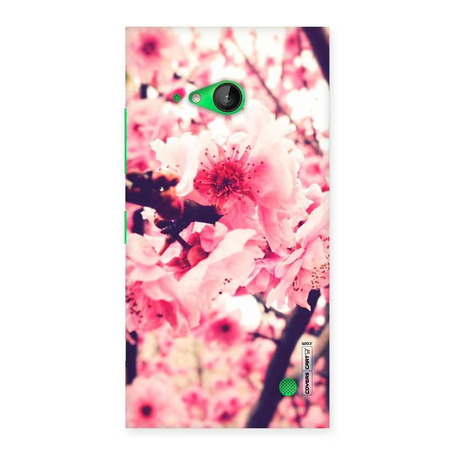 Pretty Pink Flowers Back Case for Lumia 730