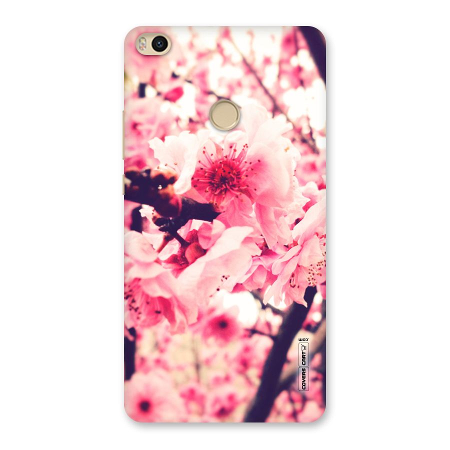 Pretty Pink Flowers Back Case for Mi Max 2