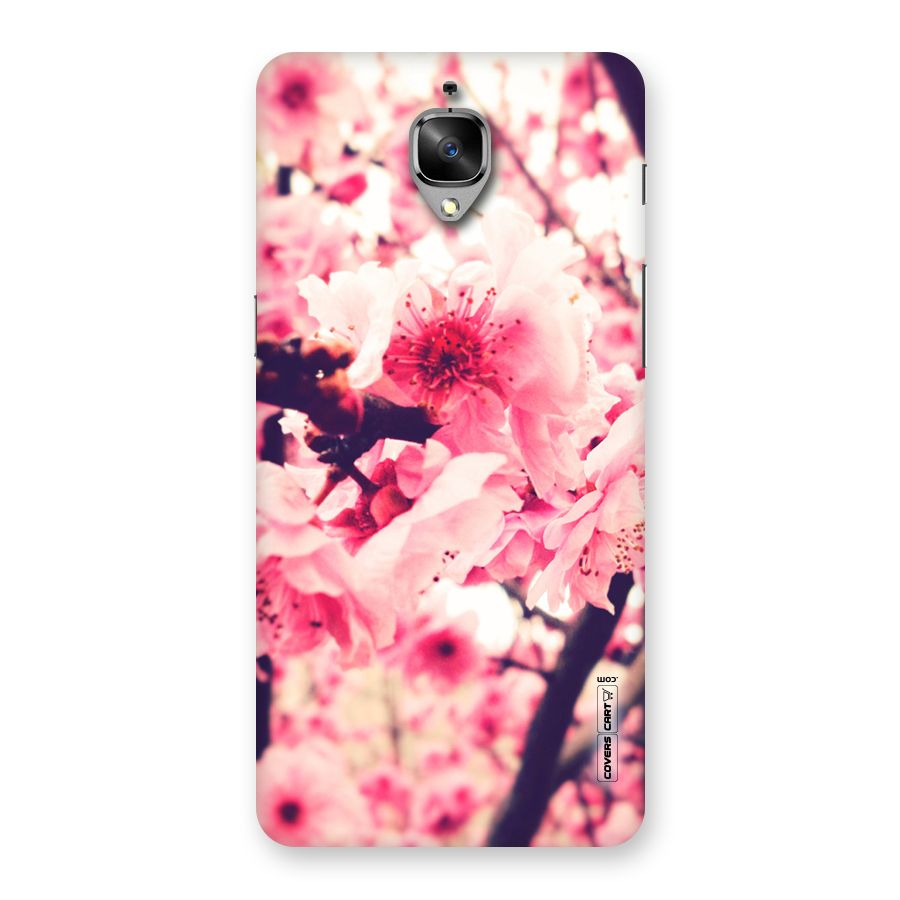 Pretty Pink Flowers Back Case for OnePlus 3
