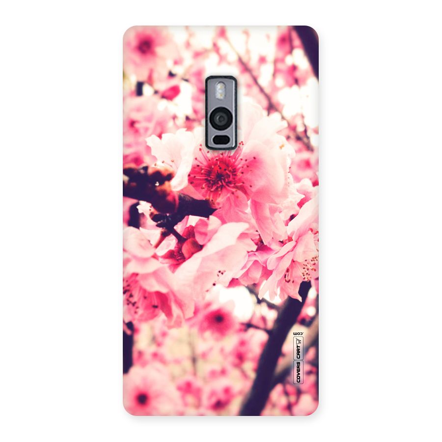 Pretty Pink Flowers Back Case for OnePlus Two