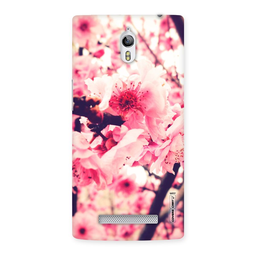 Pretty Pink Flowers Back Case for Oppo Find 7