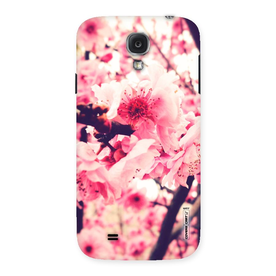 Pretty Pink Flowers Back Case for Samsung Galaxy S4