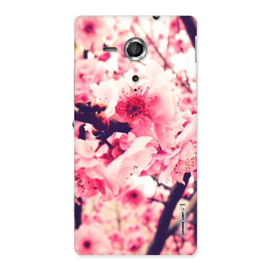 Pretty Pink Flowers Back Case for Sony Xperia SP