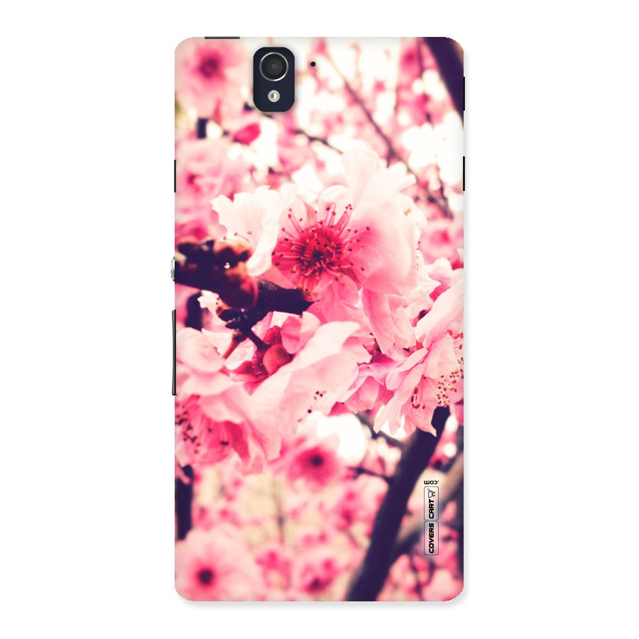 Pretty Pink Flowers Back Case for Sony Xperia Z