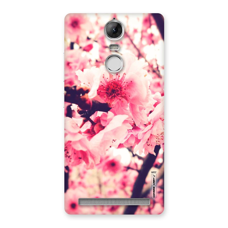 Pretty Pink Flowers Back Case for Vibe K5 Note