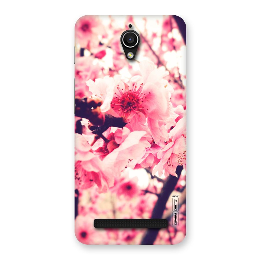 Pretty Pink Flowers Back Case for Zenfone Go