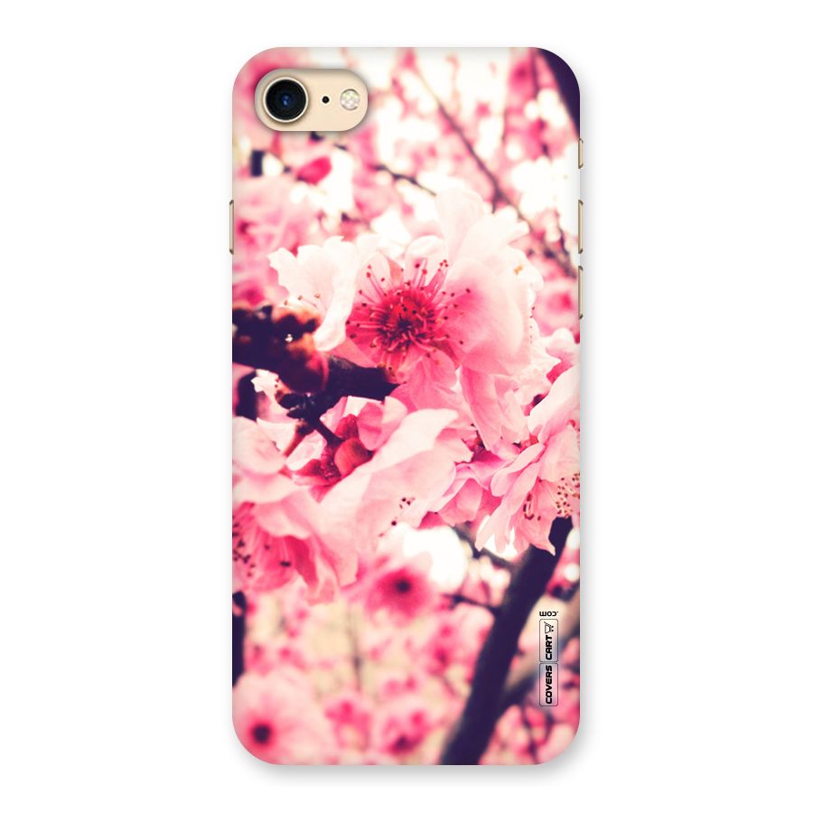 Pretty Pink Flowers Back Case for iPhone 7