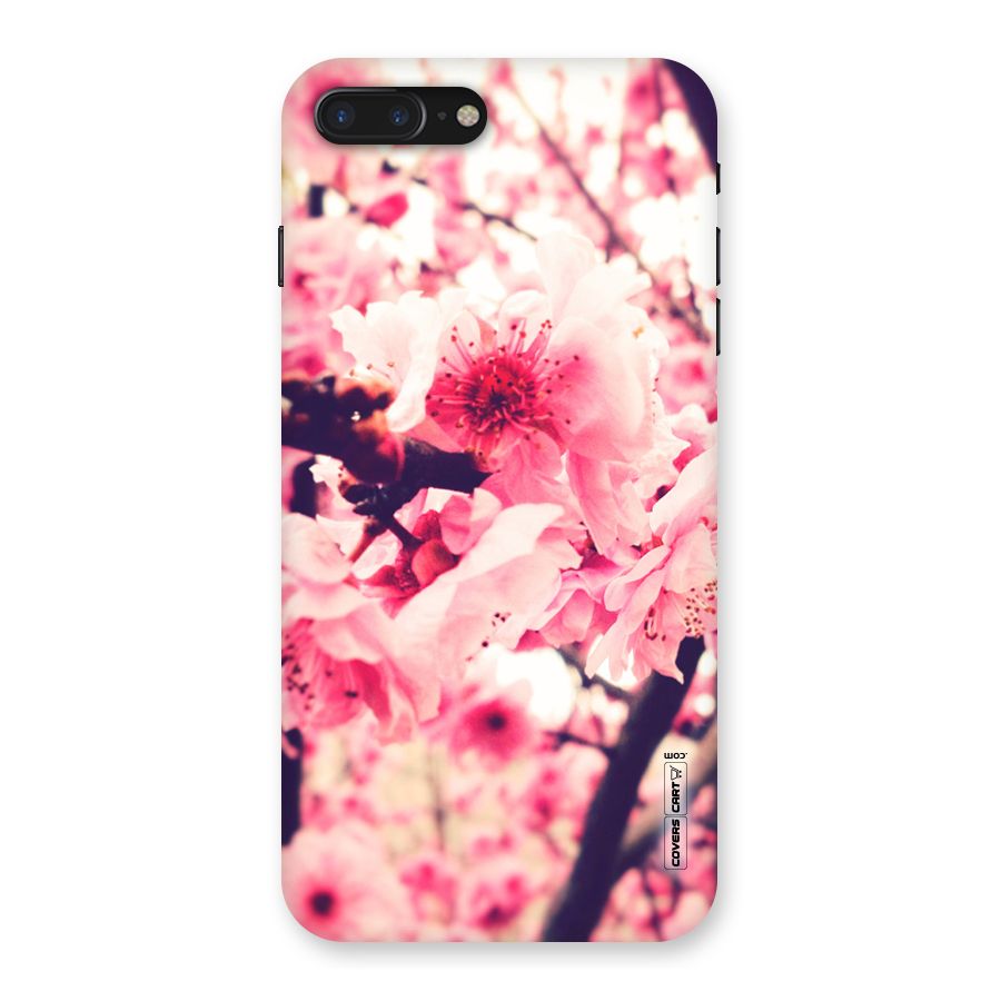 Pretty Pink Flowers Back Case for iPhone 7 Plus