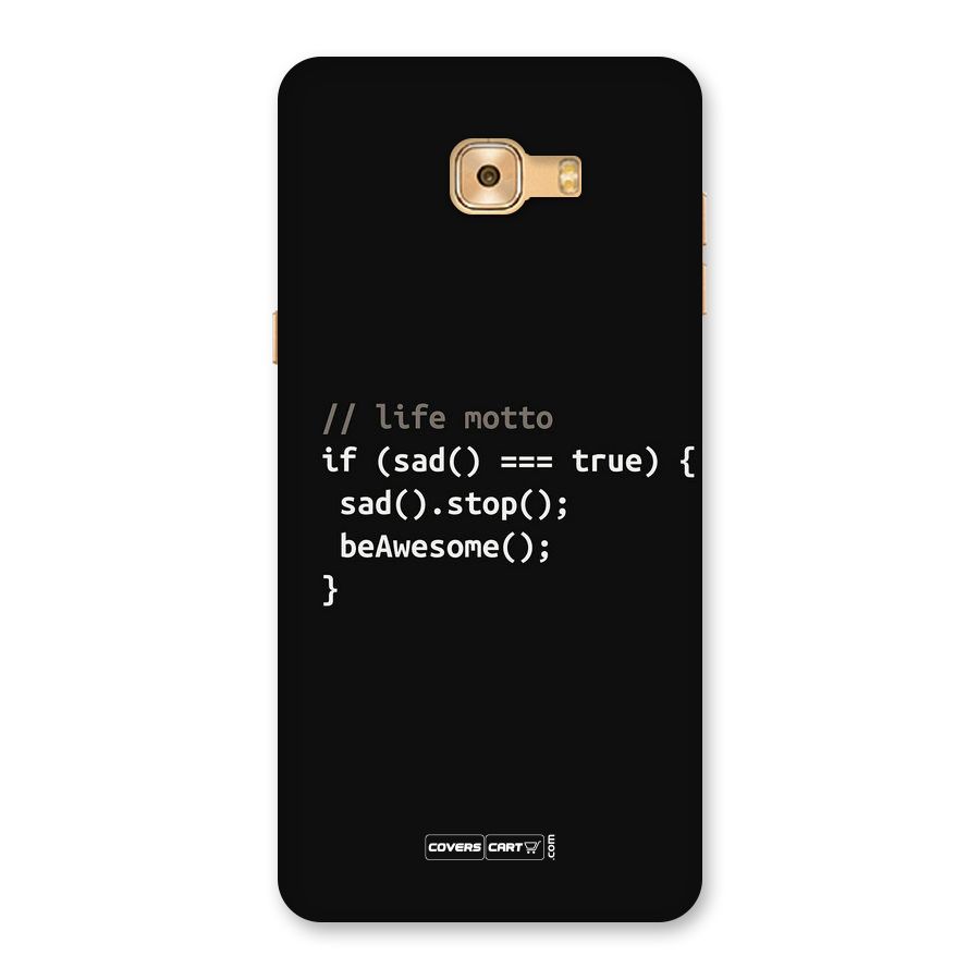 Programmers Life Back Case for Galaxy C9 Pro