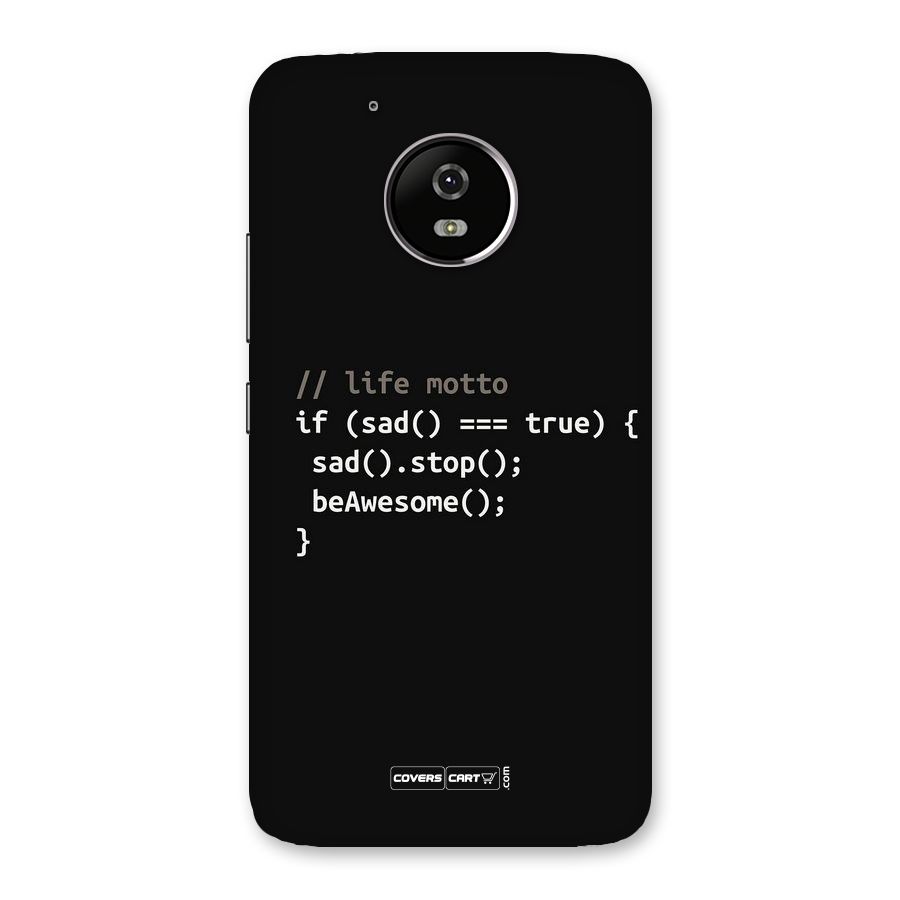 Programmers Life Back Case for Moto G5